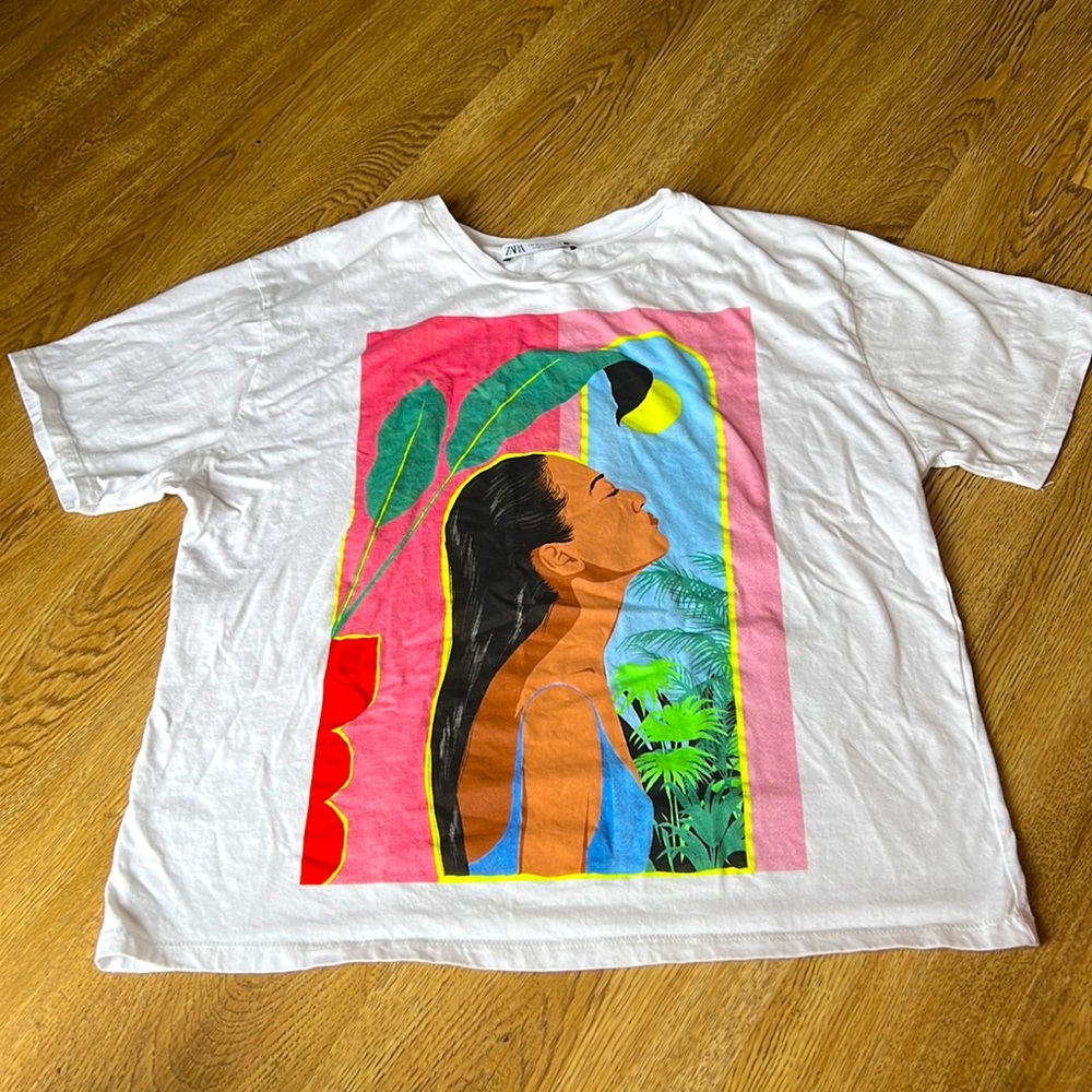 Zara graphic tee
